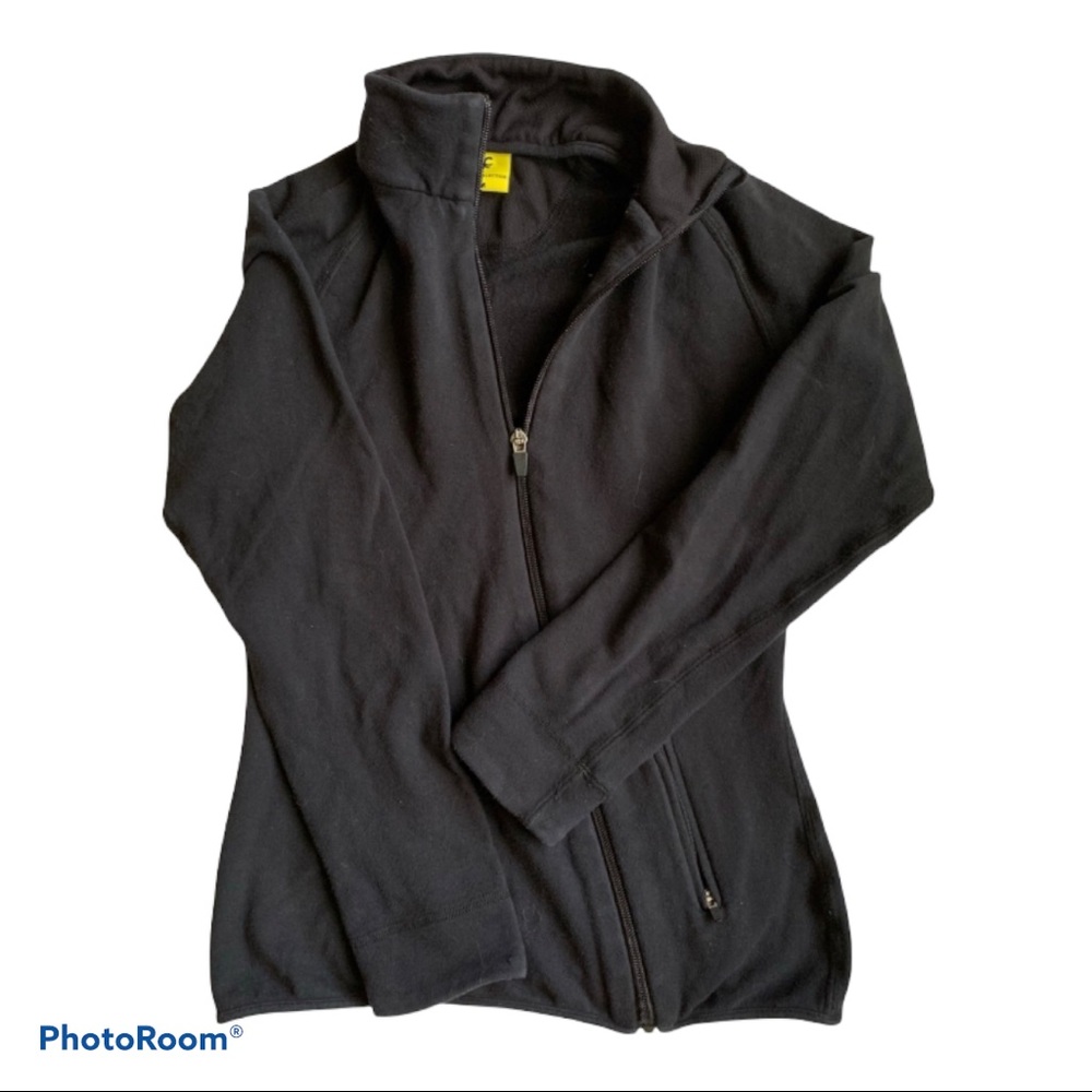 CANA COLLECTIONS BLACK ZIP SWEATSHIRT MEDIUM